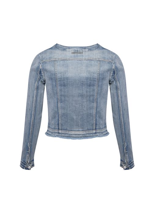 Giubbino di jeans con ricamo perle NO SECRETS | 261NS202BLEACH